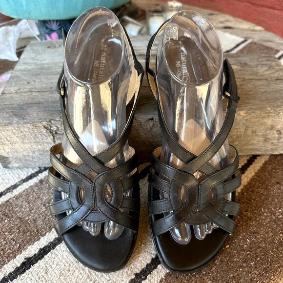 Naturalizer Fisherman Sandals Womens Size 8.5 Wedge Comfort Casual Shoes - Picture 1 of 10